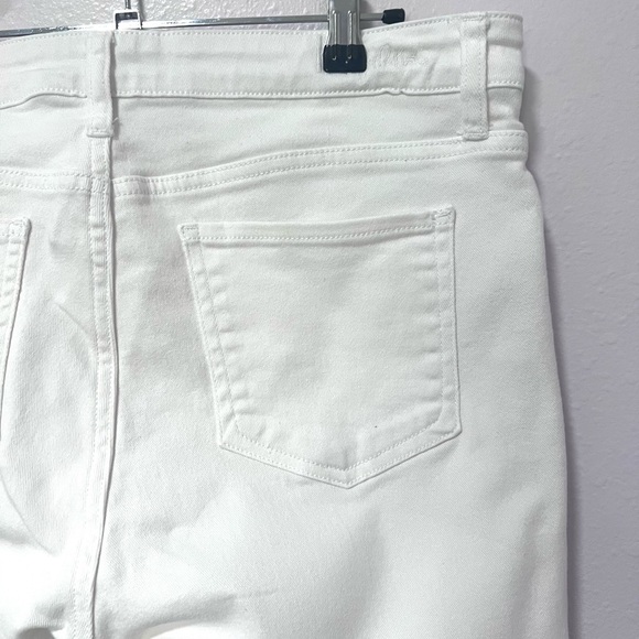 Kut Katy boyfriend White Skinny Jeans with Sleek Fit 12 - Picture 5 of 7